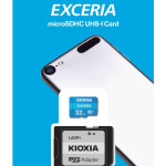 32 GB HAFIZA KART EXCERIA MICRO SDHC UHS-1 CLASS 10 100MB/S LMEX1L032GG2 KIOXIA
