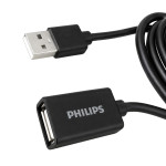 PHİLİPS 2 METRE USB 2.0 UZATMA KABLOSU VERİ ŞARJ DESTEKLİ 37680 SWR1526F/93