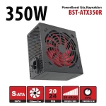 POWER SUPPLY ATX 350R WATT BOOST JPSU-BST-350R 12CM KIRMIZI FAN (RETAİL BOX)