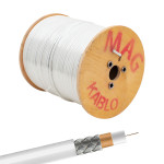 MAG RG6/U6 1.00 MM 64*0.12 TEL CCS TAHTA MAKARALI YERLİ ÜRETİM ANTEN KABLOSU (300 METRE) 8699