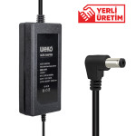 12 VOLT - 3 AMPER 5.5*2.5 UÇLU YERLİ ÜRETİM PLASTİK KASA MASAÜSTÜ ADAPTÖR 22058 WEKO