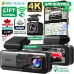 Araç İçi Kamera 4K UHD - Arka 1080P FHD 170° Geniş Açı Lens Gece Görüşü Dahili Gps Modülü Akıllı Yapay Zeka 360+ Botslab G980H ADAS Ön Gerçek