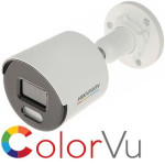 Hikvision 2023 Renkli 4MP 4MM Sesli Poeli IP Bullet Kamera DS-2CD1047G0-LUF Colorvu