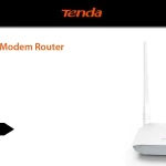 TENDA D301 300MBPS V2 4 PORT ADSL2 USB KABLOSUZ 5dBI 2 ANTEN MODEM+ROUTER