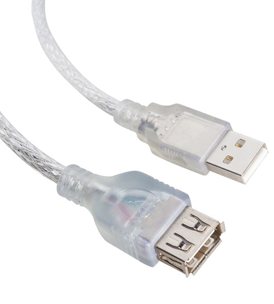 USB UZATMA KABLOSU 1.5MT USB UZATMA KABLOSU 1.5 METRE ŞEFFAF POWERMASTER (SL-AF2015) 1568 S-LINK SL-AF2015