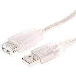 USB UZATMA KABLO 50 CM ŞEFFAF POWERMASTER 8608