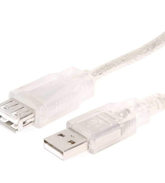USB UZATMA KABLO 50 CM ŞEFFAF POWERMASTER 8608