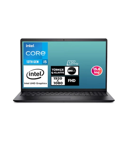 Dell Vostro 3530 13. Nesil i5-1334U 8 GB 512 GB SSD 15.6" Ubuntu Dizüstü Bilgisayar N3409PVNB3530U