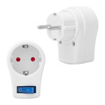 TEKLİ SİYAH ANAHTARLI AKIM KORUMALI PRİZ (16A-3500W) POWERMASTER 16816