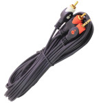 2 RCA ERKEK + 3.5 MM ST ERKEK 5 METRE 1. KALİTE POWERMASTER1943 SES KABLO