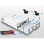1INPUT 3 OUTPUT 100MB DIŞ ORTAM POE EXTENDER 10300 NVC-AT13FW-A