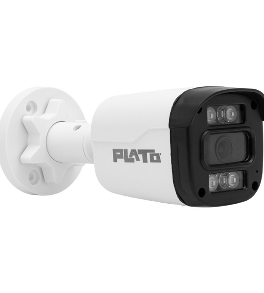 5 MP COLOR VU SESLİ MİKROFONLU 3.6 MM 4 LED PLASTİK KASA AHD BULLET KAMERA 20315 PLATO PL-20315