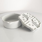 Kamera Buatı 110x110mm A Kalite Tabanlı ABS Beyaz 8002-2026