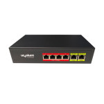 4 PORT 10/100 + 2 PORT 10/100 RJ45 UPLINK WATCH-DOG POE SWITCH(REALTEK CHIPSET) URANIUM POE-4002-48W İP KAMERA ADAPTÖR