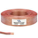 2X0.50 ŞEFFAF HOPARLÖR KABLOSU KORDON 100MT CABLECABLE 18095
