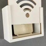 Modem Saklama Kutusu Duvar Düzenleyici Mdf Uzunluk (22CM) Genişlik (28CM) Derinlik (12CM)