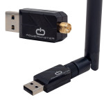 150 MBPS 7601 İŞLEMCİLİ USB KABLOSUZ ANTENLİ WİFİ ADAPTÖR 1656 POWERMASTER PWR-150